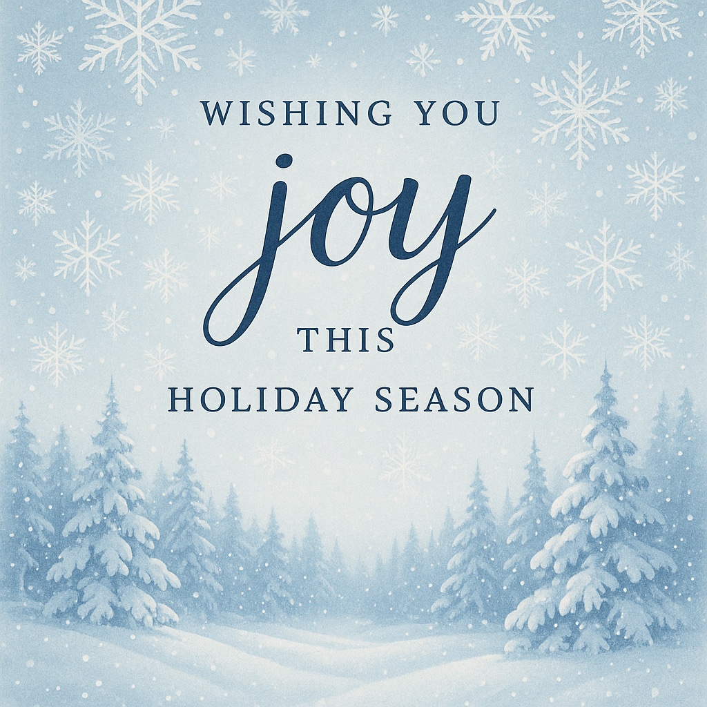 Wishing you joy this holiday season